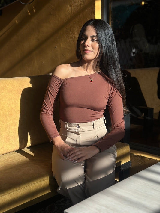 Blusa Maya cafe
